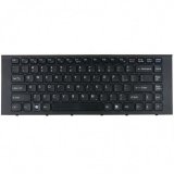 Sony Vaio VPC-EG Series Laptop Keyboard Black Keys Black Frame
