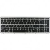 Lenovo Ideapad Z500 Z500A Z500G Series Laptop Keyboard Black Keys Silver Frame
