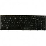 Toshiba Satellite P775 P775D Keyboard Backlight Black Keys Black Frame