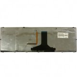 Toshiba Satellite P775 P775D Keyboard Backlight Black Keys Black Frame