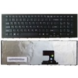Sony Vaio VPC-EF Series Laptop Keyboard Black Keys Black Frame