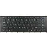 Sony Vaio VPC-EA Keyboard Black Keys Black Frame