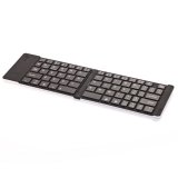 USA Broadcom 3 chip aluminum alloy wireless Bluetooth keyboard Bluetooth 3 built-in lithium battery folding keyboard