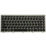 Lenovo Erazer Z410 Series Laptop Keyboard Black Keys Silver Frame