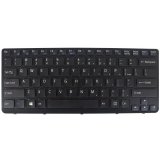 Sony Vaio SVE14 SVE141 SVE1411 SVE1412 SVE1413 Series (Not Fit SVE14a Series) Laptop Keyboard Black Keys Black Frame