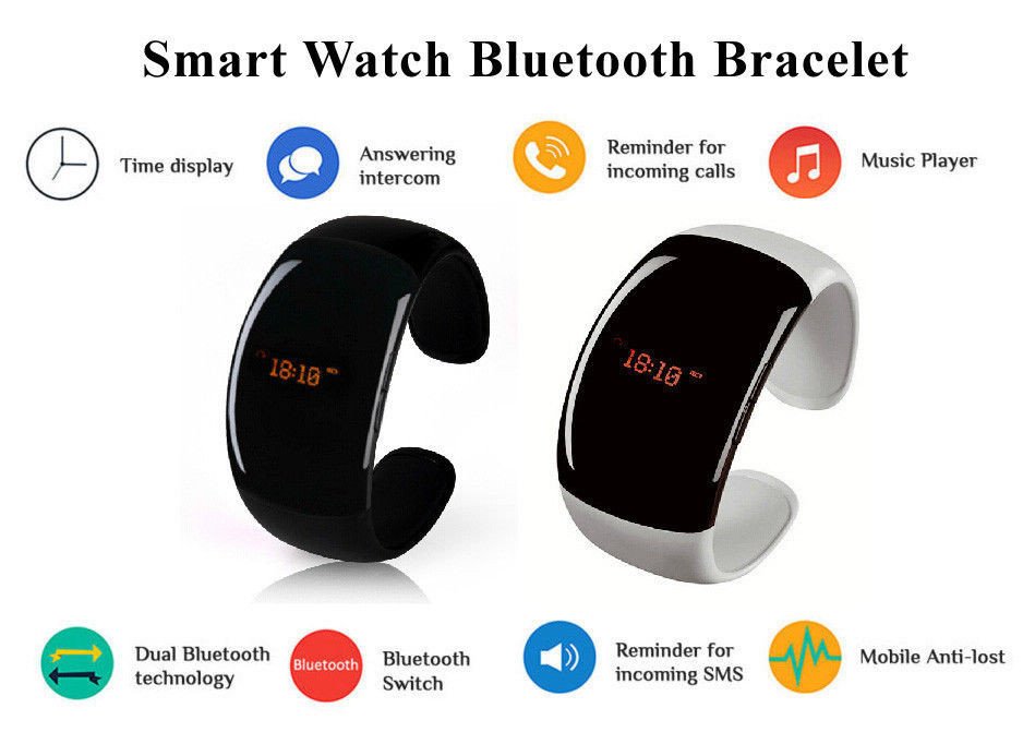 Wireless Bluetooth V3.0 Smart Bracelet/Watch Wrist Speaker For Android IOS Phone