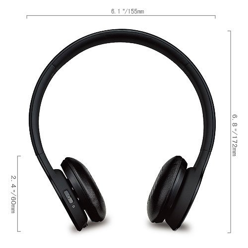 Rapoo H6060 Wireless Bluetooth Stereo Headset iphone ipad cell phone headsets Microphone Wireless Adapter